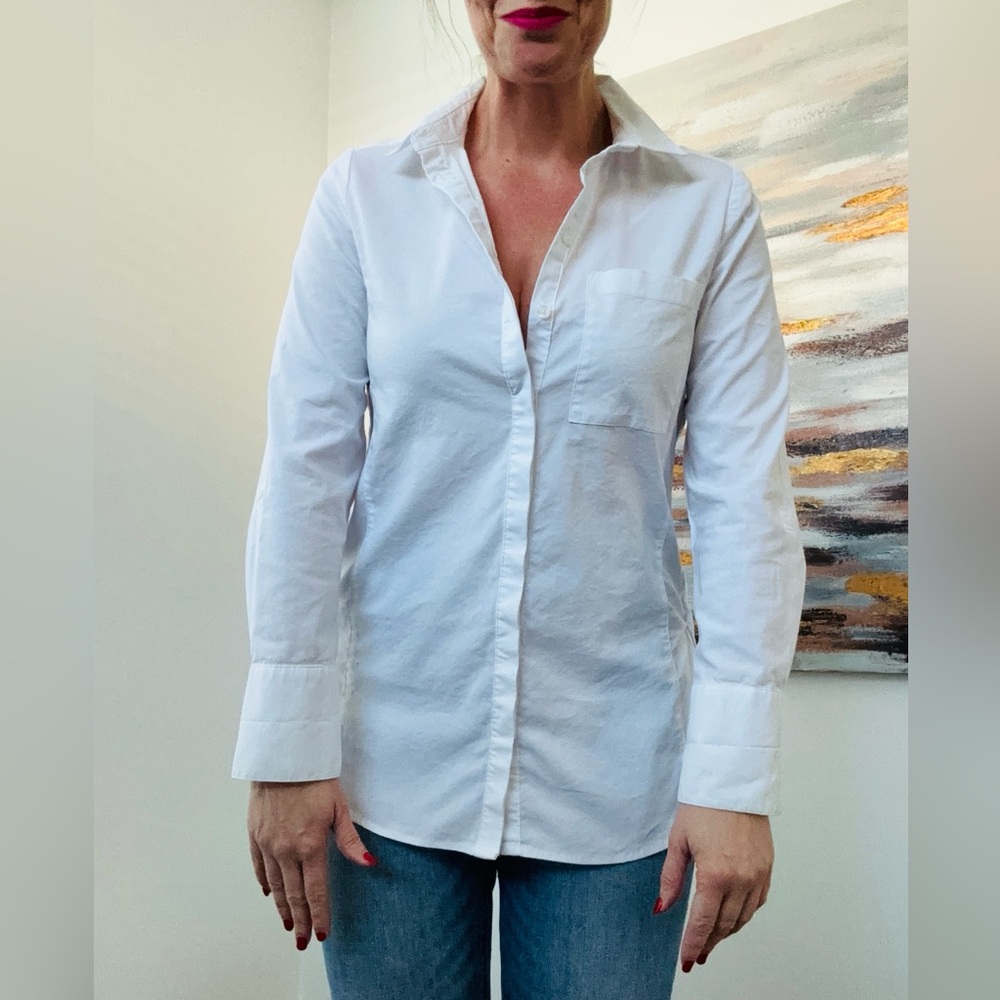 REITMANS White Button Down Shirt MEDIUM - Picture 3 of 10